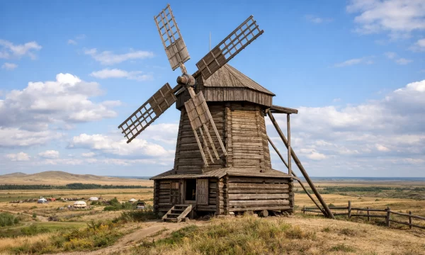 Ветряная мельница в Аркаиме