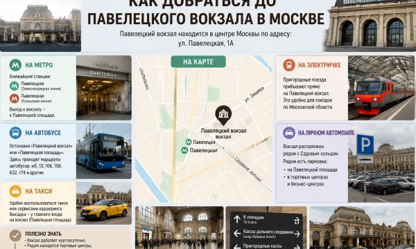 Как добраться до Павелецкого вокзала в Москве