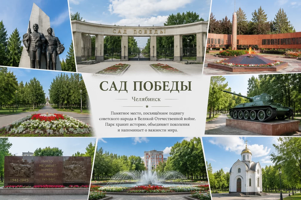 Сад Победы в Челябинске Сад Победы в Челябинске