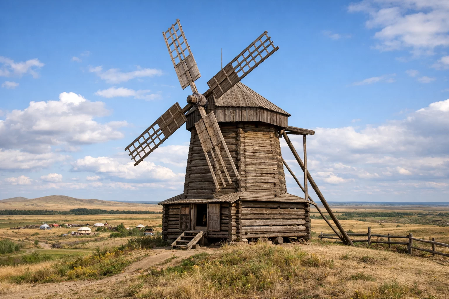 Ветряная мельница в Аркаиме