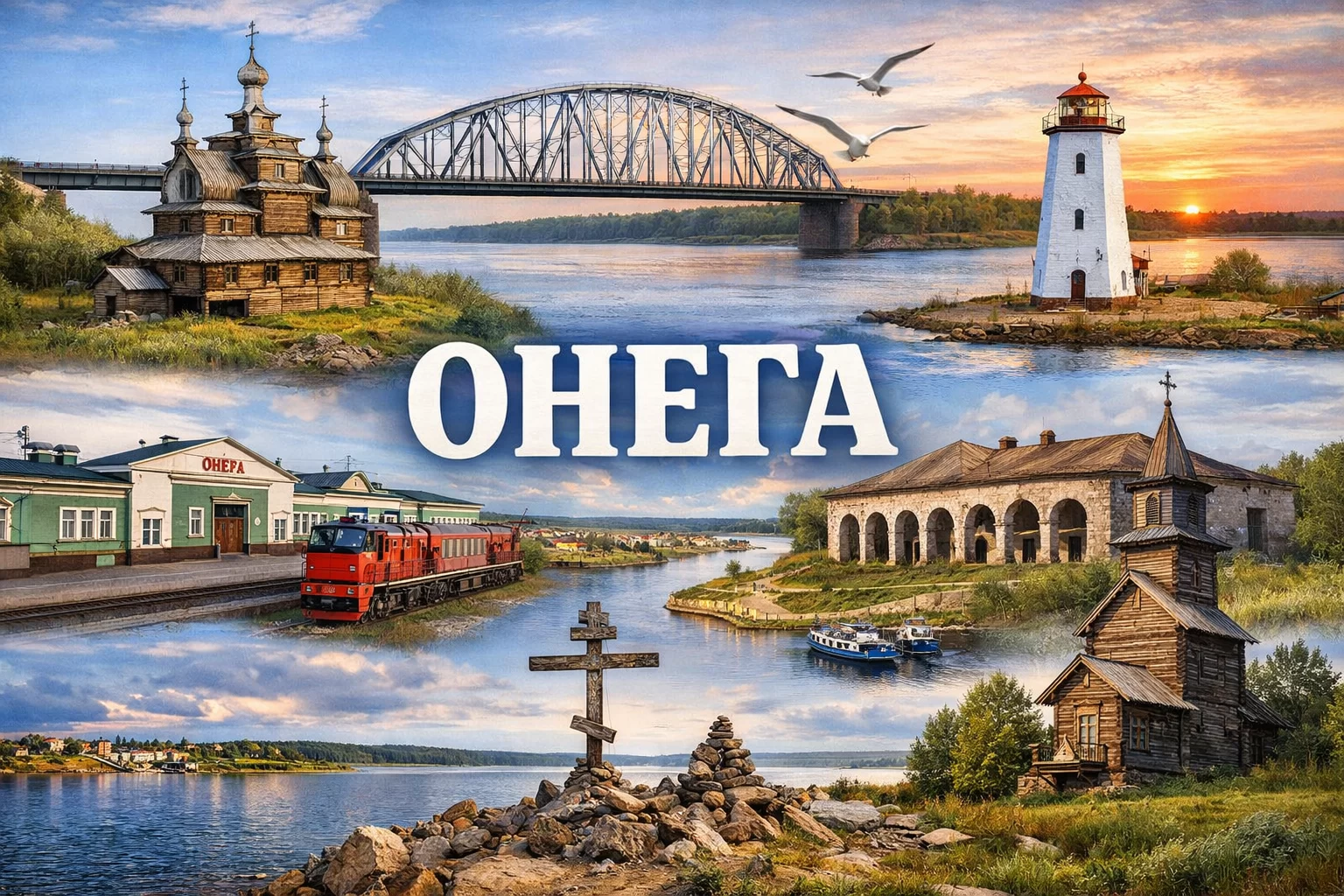 Онега Архангельская область