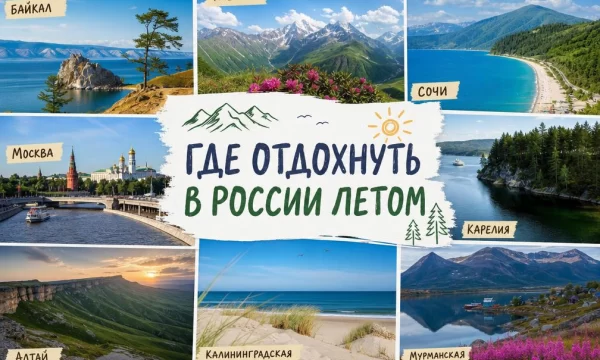 Где отдохнуть в России летом 2026 Где отдохнуть в России летом 2026