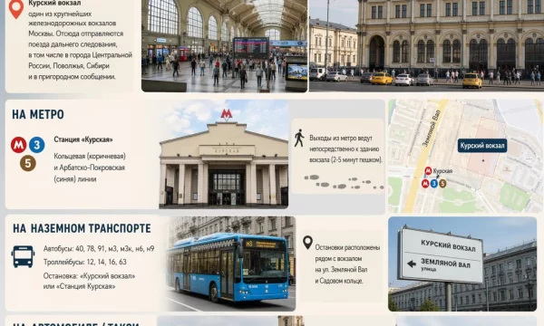 Как добраться до Курского вокзала в Москве
