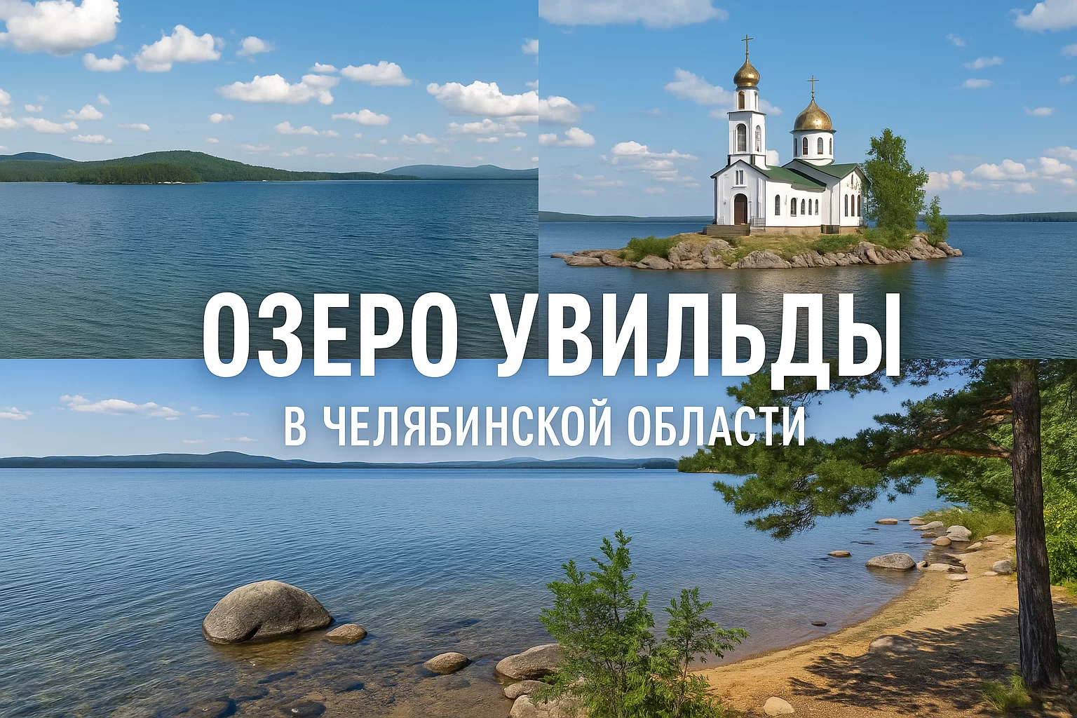 Озеро Увильды в Челябинской области