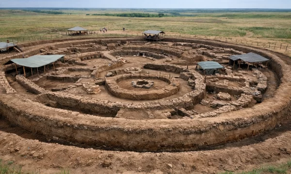 Археологический раскоп Аркаим: путеводитель по древнему городищу