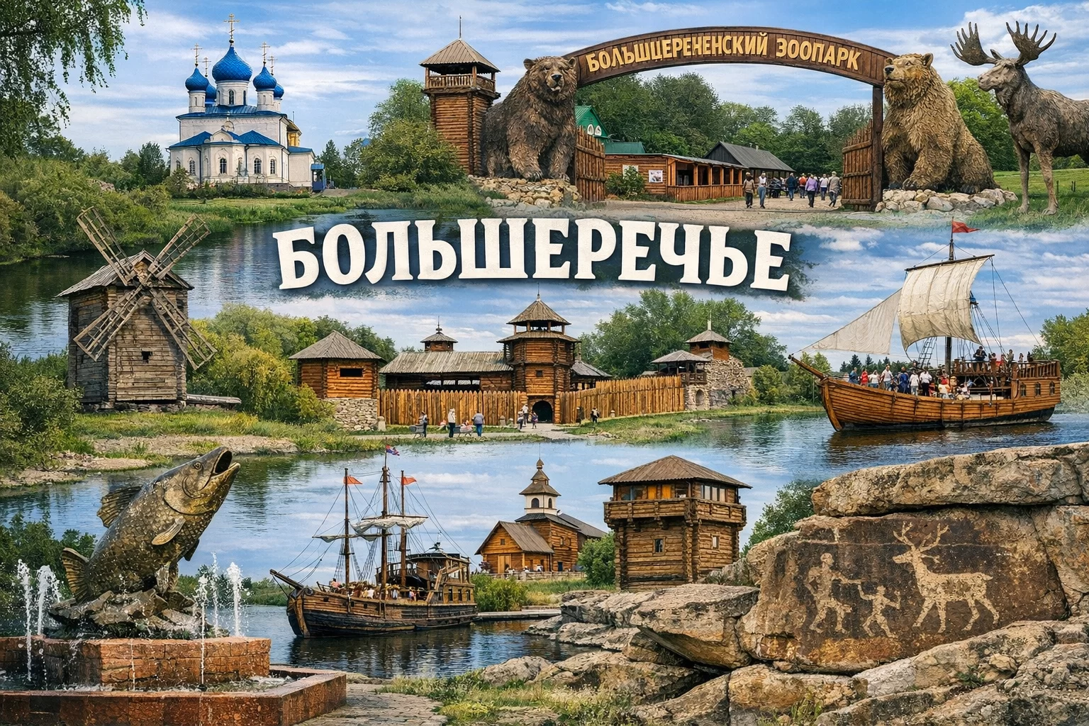 Большеречье Омская область