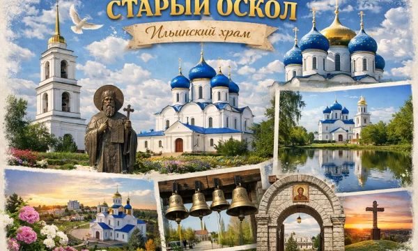 Ильинский храм в городе Старый Оскол