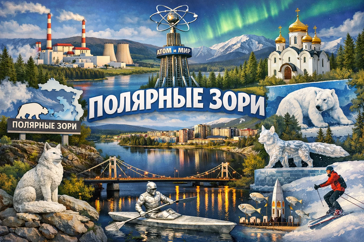 Полярные Зори Мурманская область