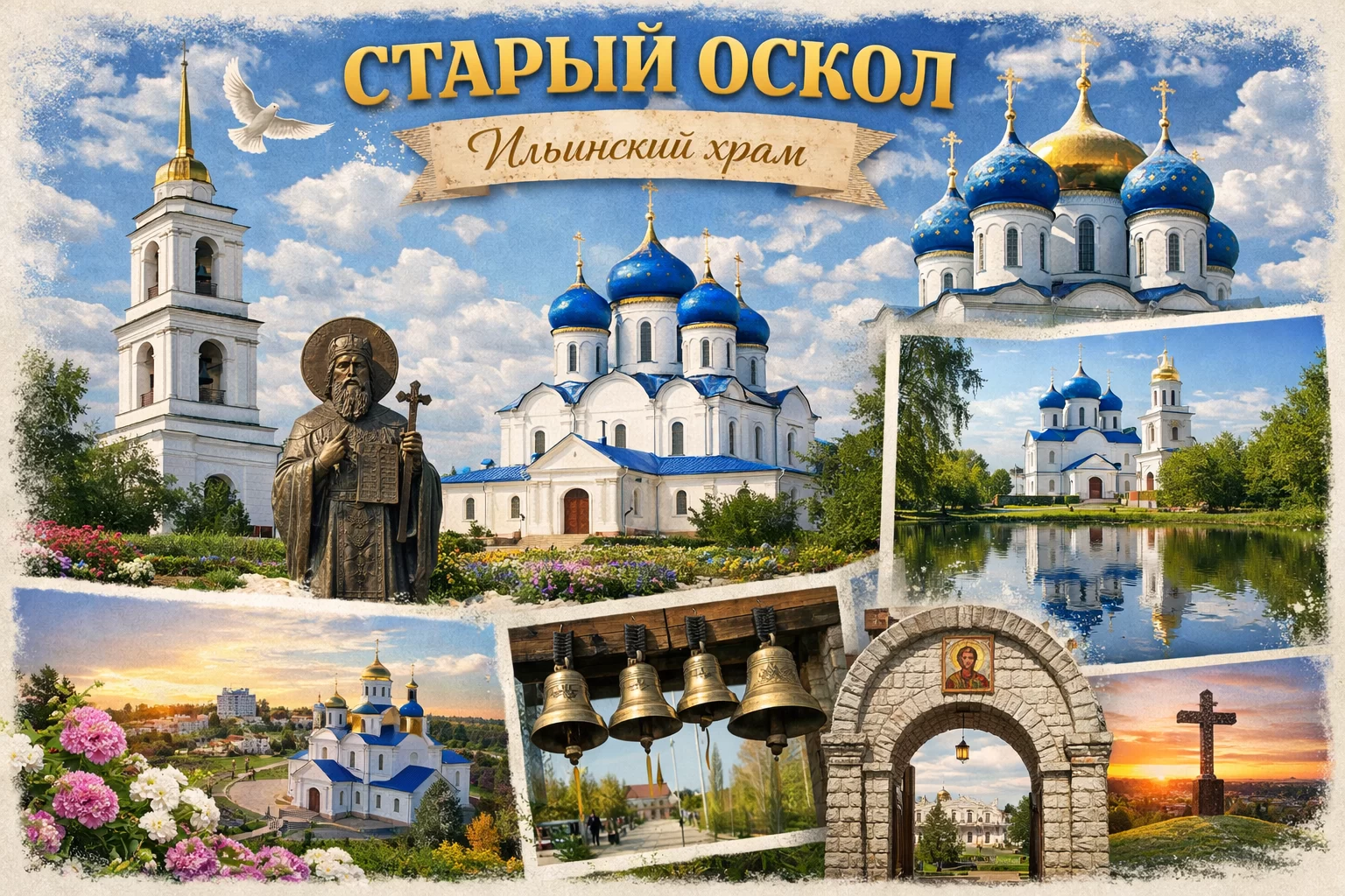 Ильинский храм в городе Старый Оскол
