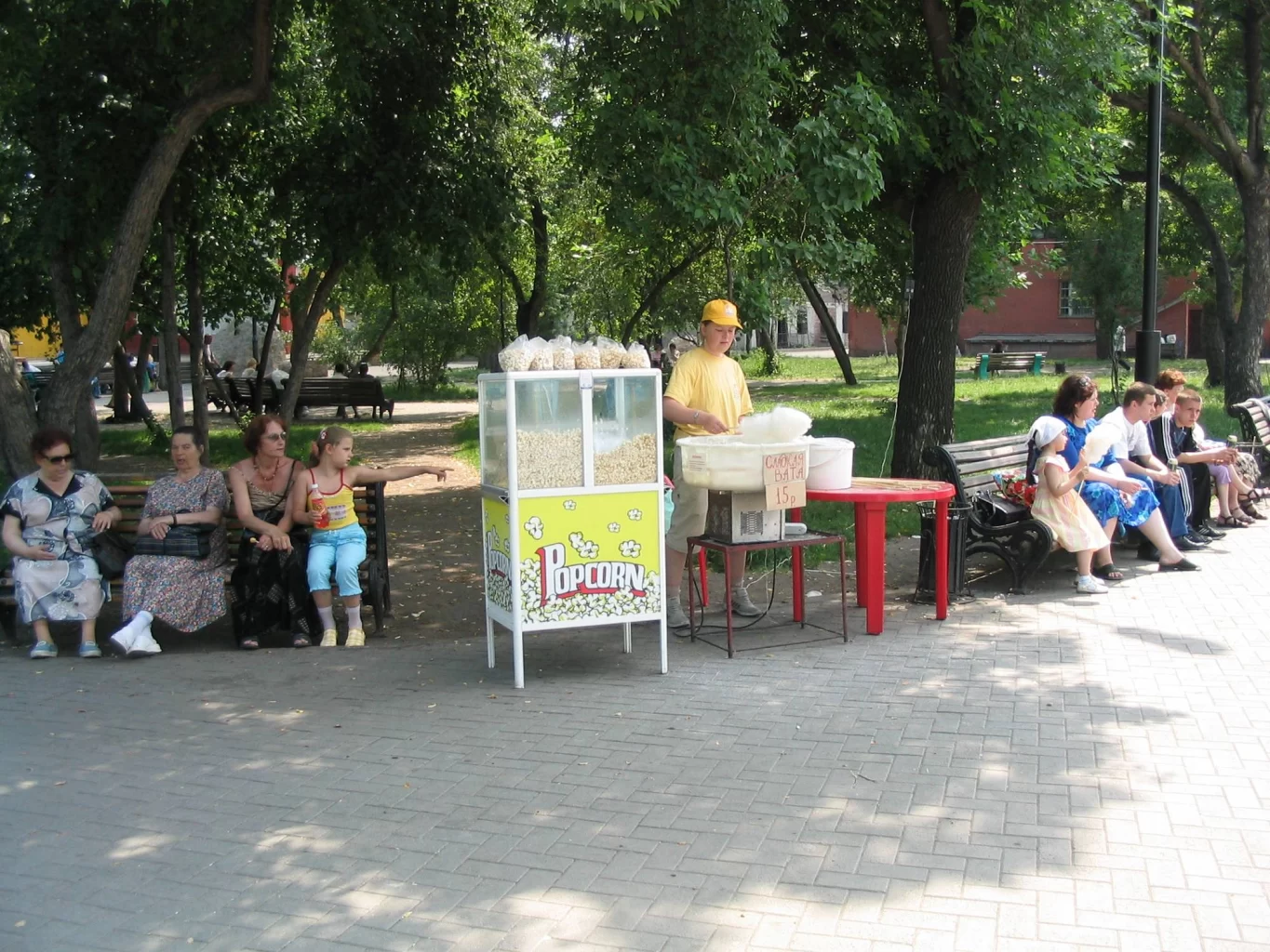 Продажа попкорна