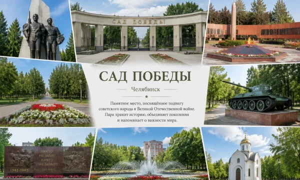 Сад Победы в Челябинске