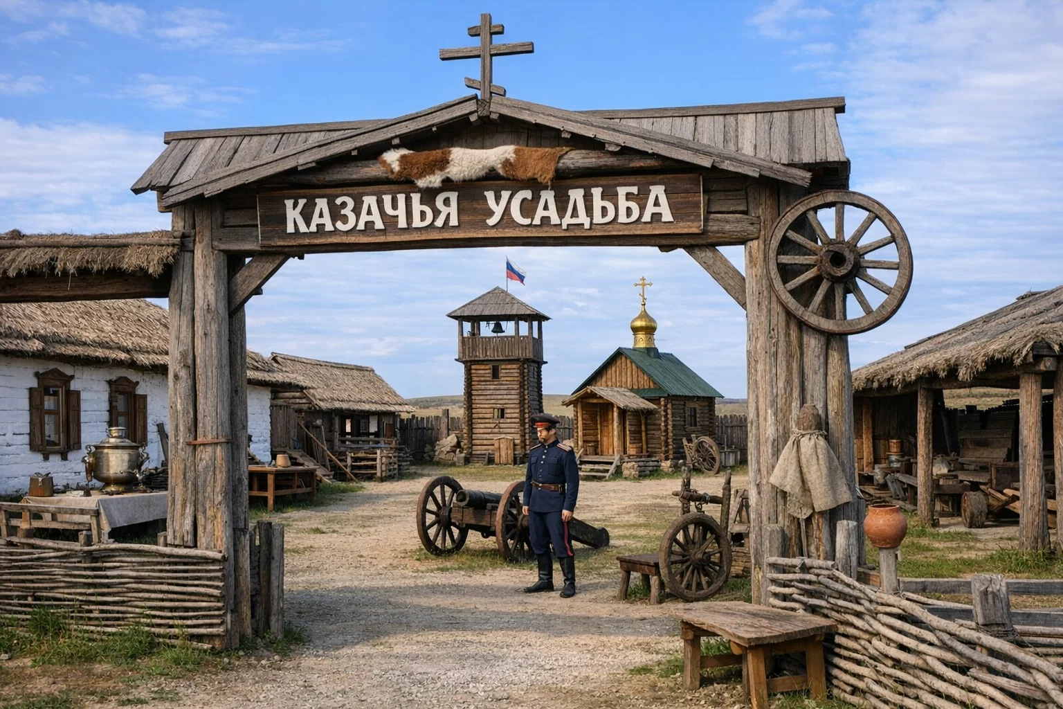 Этнографический музей &laquo;Казачья усадьба&raquo; в Аркаиме